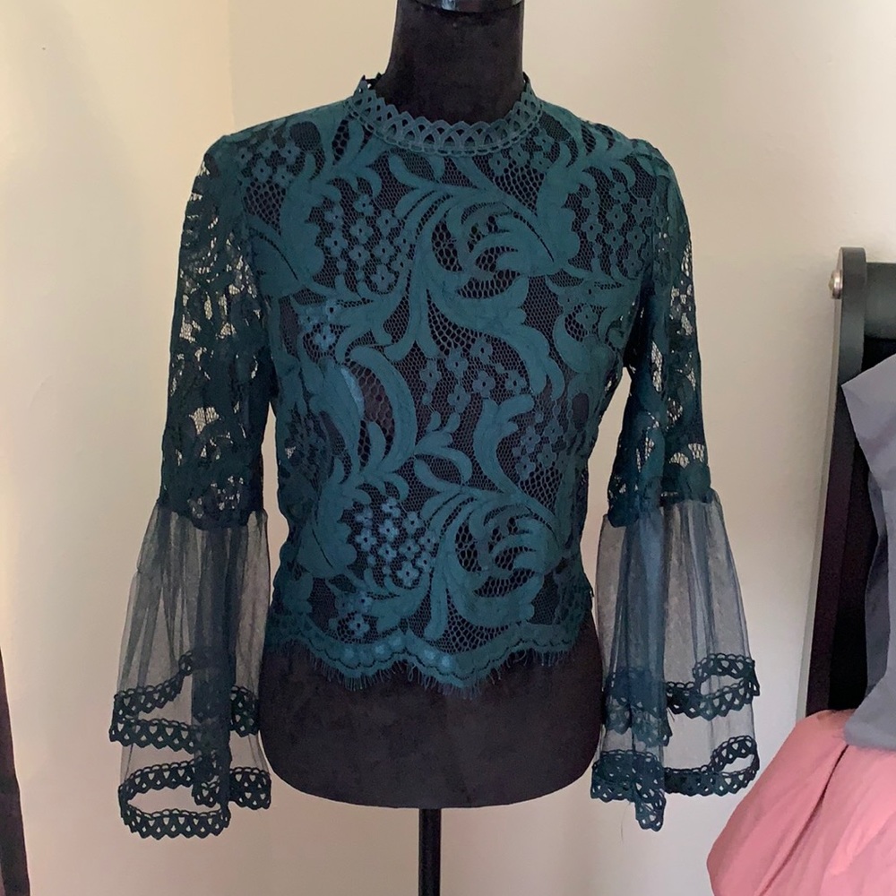 Green Dress Top